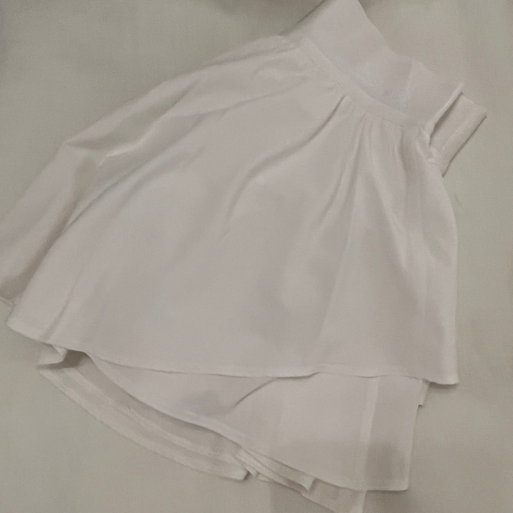 Lululemon Court Rival High Rise Tennis Skirt - White